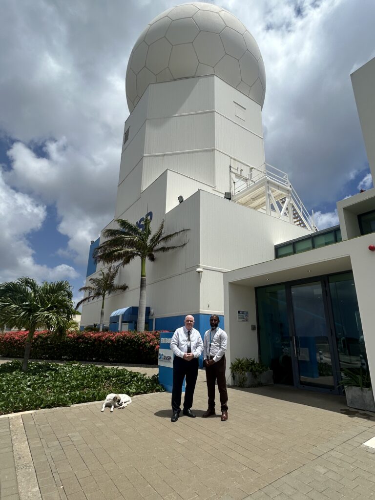 Michael Rowland and Ludtwenny Sommer, DCANSP building
